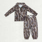 Sibling Baby Boys Camo Zipper Pullover Top Pockets Jogger Pants Southern Clothes Sets 11.5