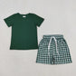 Sibling Baby Boys Clothing Short Sleeve Shirts Top Pockets Shorts Pajamas Clothes Sets