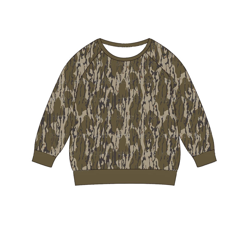 Baby Boys Clothes Tops Camo Long Sleeve Tee Shirts Tops Preorder BT0882