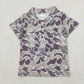 Sibling Baby Boys Short Sleeve Southern Camo Button Polo Shirts Tops