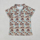 Sibling Baby Boys Short Sleeve Southern Camo Button Polo Shirts Tops