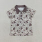 Sibling Baby Boys Short Sleeve Southern Camo Button Polo Shirts Tops
