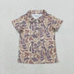 Sibling Baby Boys Short Sleeve Southern Camo Button Polo Shirts Tops