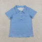 Sibling Baby Boys Short Sleeve Colorful Stripe Button Polo Shirts Tops