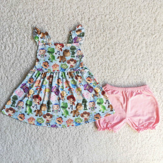 Fashion Baby Girls Clothes Set Cute Kids Clothing Girls Summer Outfits C14-3