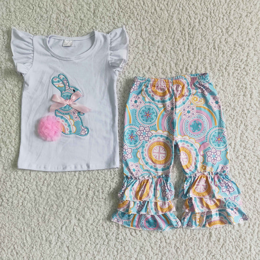 Cute Easter Girls Clothing Sets C7-4