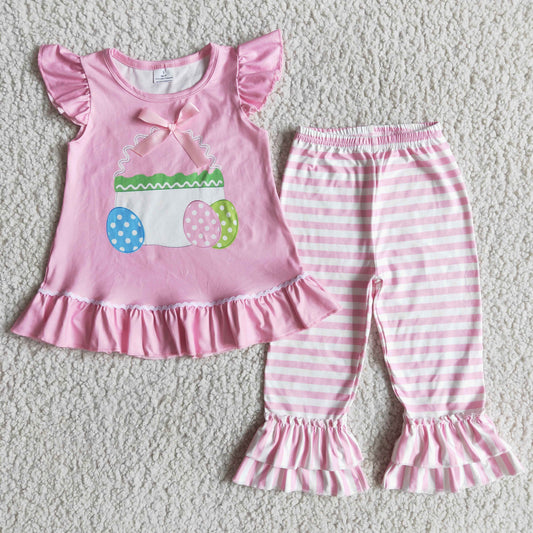 Easter Baby Girls Clothes Bell Pants Sets D1-13 3.8