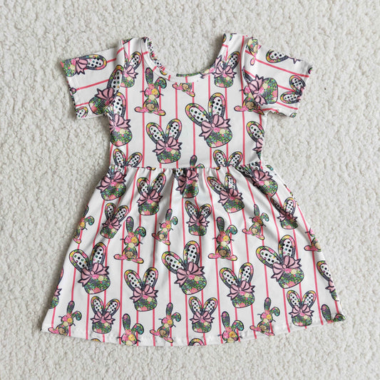 Cute Easter Baby Girls Dress E5-18