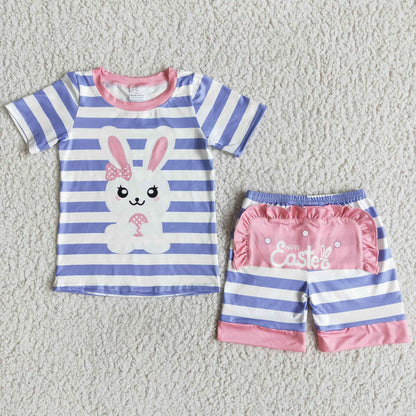 Easter Kids Sibling Pajamas Boys Girls Sleepwear Sets E7-17