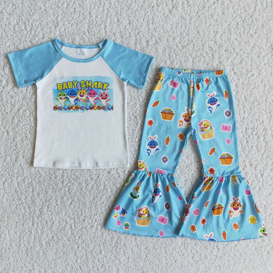 Boutique Baby Girls Clothes Bell Pants Sets E9-12