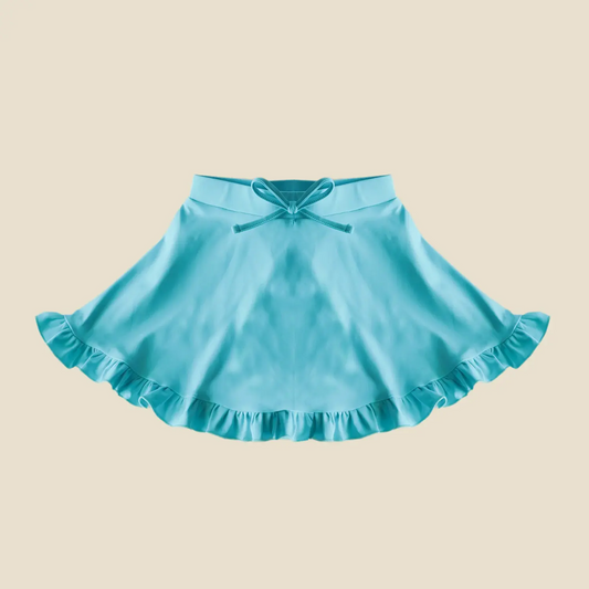 Baby Girls Skirts Blue Yoga Ruffle Active Skirt Preorder GLK0092 4.7