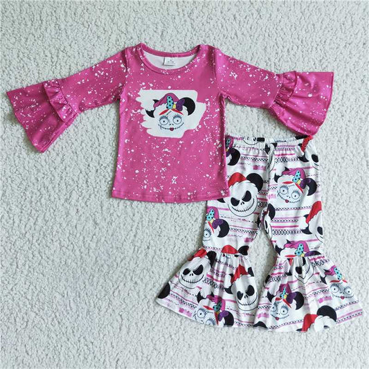 Fashion Baby Girls Clothes Boutique Fall Halloween Kids Outfits GLP0052