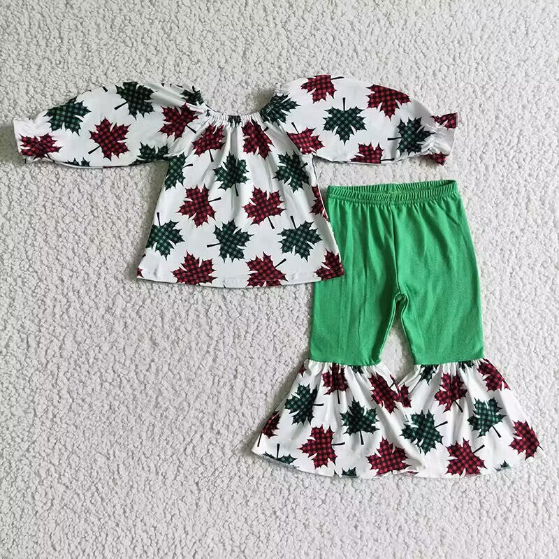 New Design Girls Christmas Clothing Set GLP0160