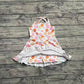 Baby Girls Dress Strap Colorful Daisy Yoga Ruffle Knee Length Dresses Preorder GSD2282 3.26
