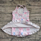 Baby Girls Dress Lavender Strap Colorful Bows Yoga Ruffle Knee Length Dresses Preorder GSD2295 5.2
