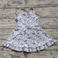 Baby Girls Dress Strap Gray Camo Yoga Ruffle Knee Length Dresses Preorder GSD2308 3.26