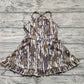 Baby Girls Dress Strap Olive Bottomland Camo Yoga Ruffle Knee Length Dresses Preorder GSD2314