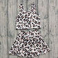 Preorder Baby Girls Clothes Sleeveless Leopard Top Skort Yoga Set GSD2327 8.2