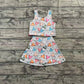 Baby Girls Clothes Sleeveless Cartoon Balloons Top Skort Yoga Set Preorder GSD2331 3.28