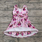 Baby Girls Dress Pink Plaid Sleeveless Cartoon Mouse Yoga Skort Knee Length Dresses Preorder GSD2461 4.12