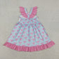 Sibling Mama's Girls Strap Bows Ruffle Knee Length Dress Bummies Tunic Rompers