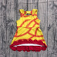 Baby Girls Softball Bows Team Yoga Active Scallop Short Knee Length Dress Preorder GSD3834