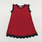 Sibling Baby Girls Sleeveless Scallop Knee Length Dresses