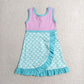 Sibling Baby Girls Sleeveless Yoga Active Short Knee Length Dresses