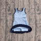 Baby Girls Sleeveless Blue Yoga Active Short Knee Length Dress Preorder GSD4126
