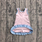 Baby Girls Sleeveless Light Pink Yoga Active Short Knee Length Dress Preorder GSD4129