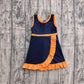 Baby Girls Dress Sleeveless Purple Orange Yoga Active Short Knee Length Dress Preorder GSD4131