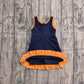 Baby Girls Dress Sleeveless Purple Orange Yoga Active Short Knee Length Dress Preorder GSD4131