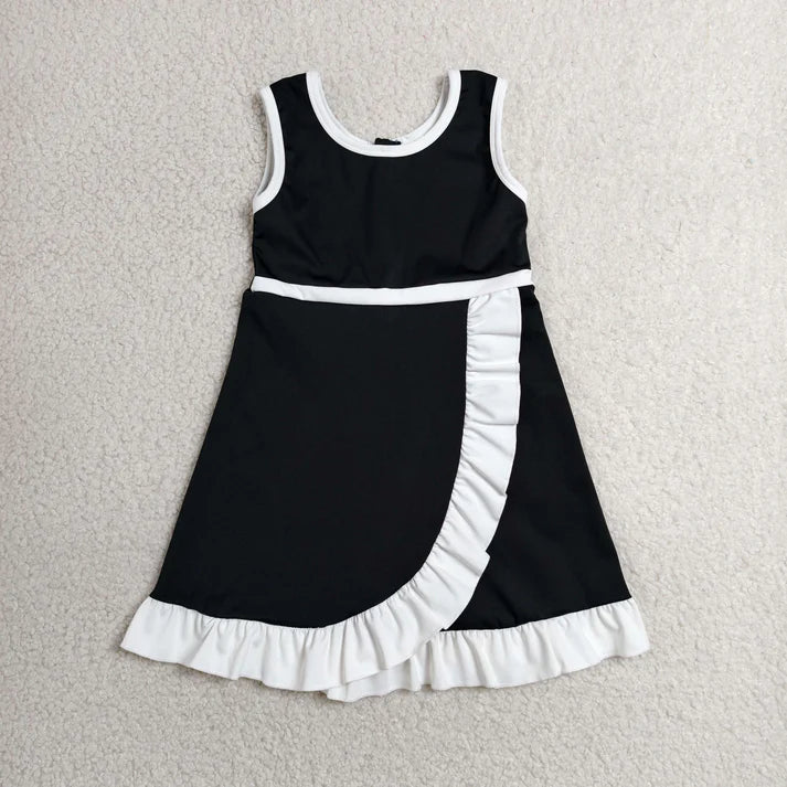 Sibling Baby Girls Sleeveless Yoga Active Short Knee Length Dresses