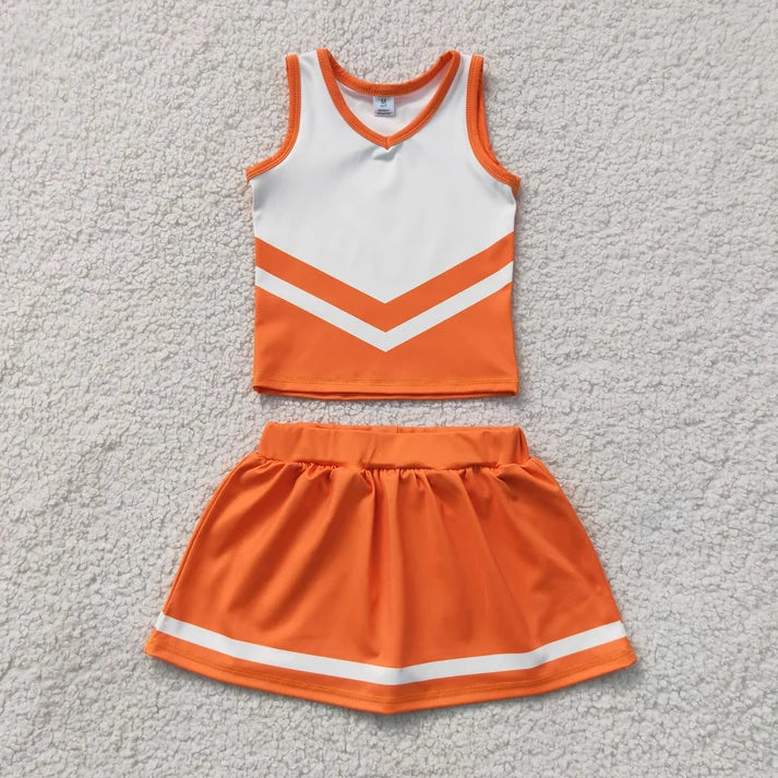 Sibling Baby Girls Sleeveless Stripe Vest Top Skirt Shorts Team Clothes Sets