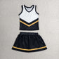 Sibling Baby Girls Sleeveless Stripe Vest Top Skirt Shorts Team Clothes Sets