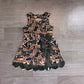 Baby Girls Southern Dark Brown Camo Yoga Active Short Bows Scallop Knee Length Dress Preorder GSD4229