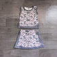 Baby Girls Southern Light Grey Camo Vest Top Skirt Short Yoga Active Clothes Set Preorder GSD4230