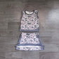 Baby Girls Southern Light Grey Camo Vest Top Skirt Short Yoga Active Clothes Set Preorder GSD4230