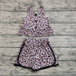 Baby Girls Clothes Leopard Straps Top Shorts Clothes Sets Preorder GSSO2053 3.8