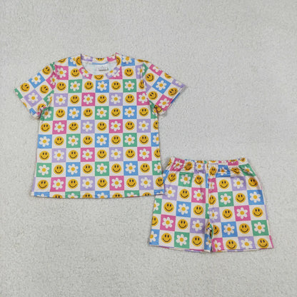 Sibling Baby Girls Short Sleeve Top Shorts Summer Clothes Sets
