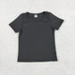 Sibling Baby Girls Short Sleeve Colorful Yoga Active T-shirts Tops