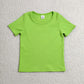 Sibling Baby Girls Short Sleeve Colorful Yoga Active T-shirts Tops