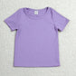 Sibling Baby Girls Short Sleeve Colorful Yoga Active T-shirts Tops