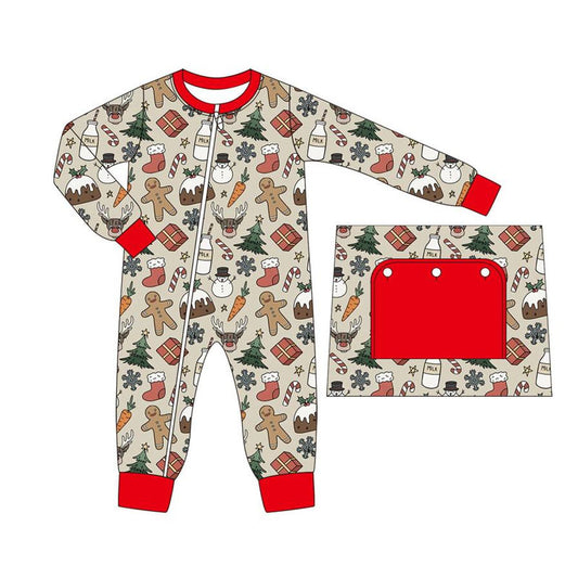 Baby Infant Boys Rompers Christmas Gifts Zip Rompers preorder LR1395