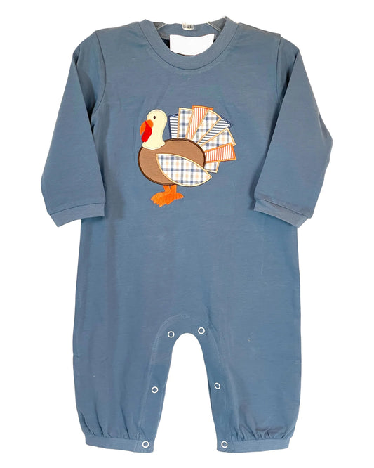 Baby Infant Boys Rompers Thanksgiving Turkeys Long Sleeve Rompers preorder LR1505