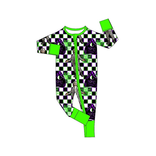 Baby Infant Boys Rompers Green Spider Halloween Rompers preorder LR1630