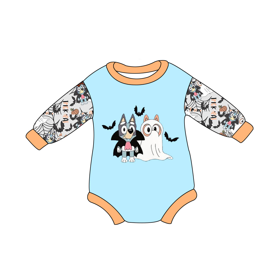 Infant Baby Kids Rompers Bats Dogs Halloween Rompers preorder LR1631