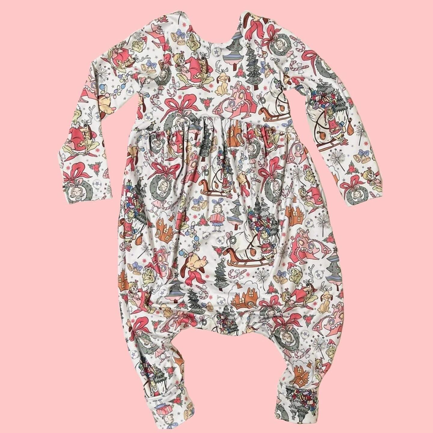 Baby Infant Girls Rompers Pink Tree Rompers preorder LR1700