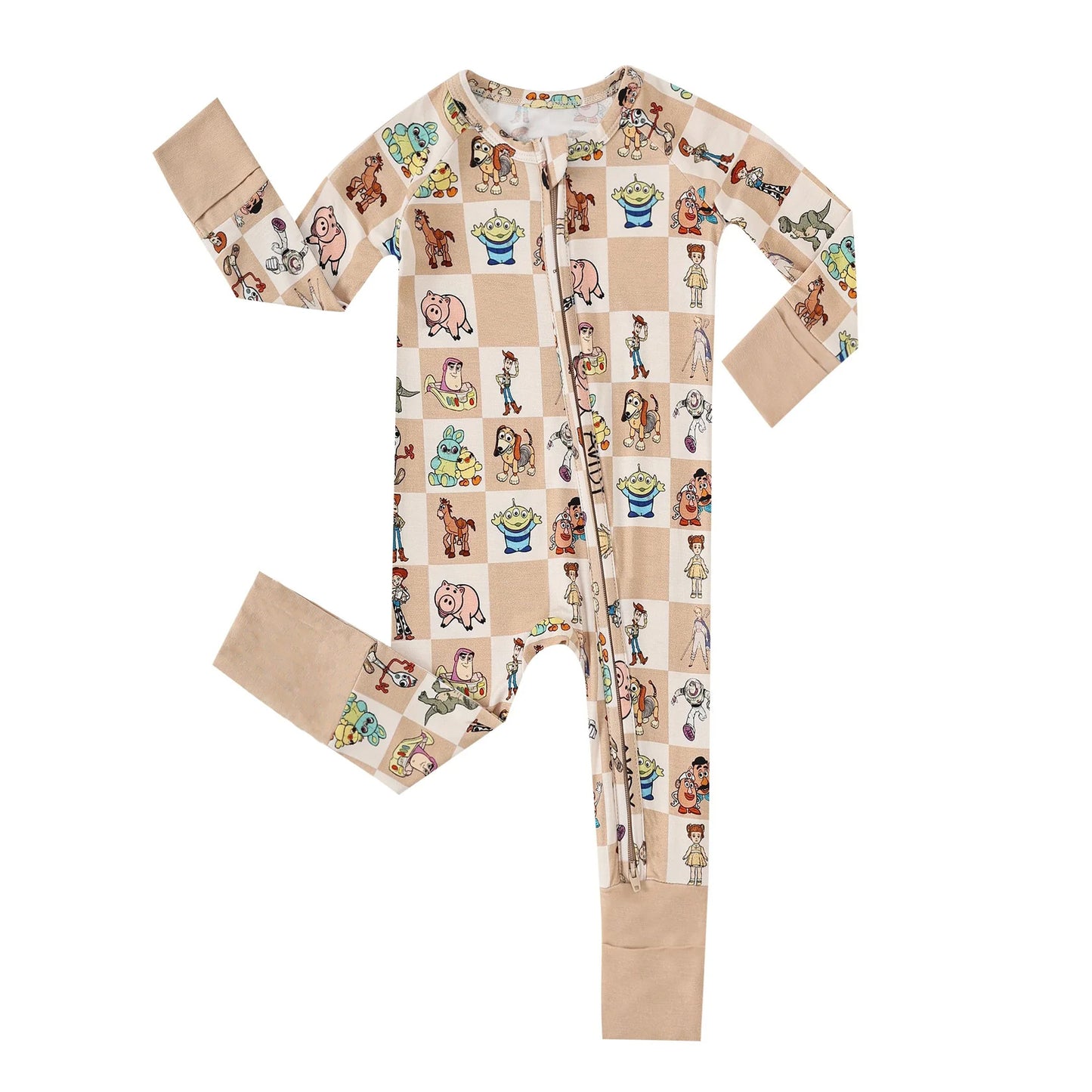 Baby Infant Girls Rompers Toy Cartoon Zip Long Sleeve Rompers preorder LR1752