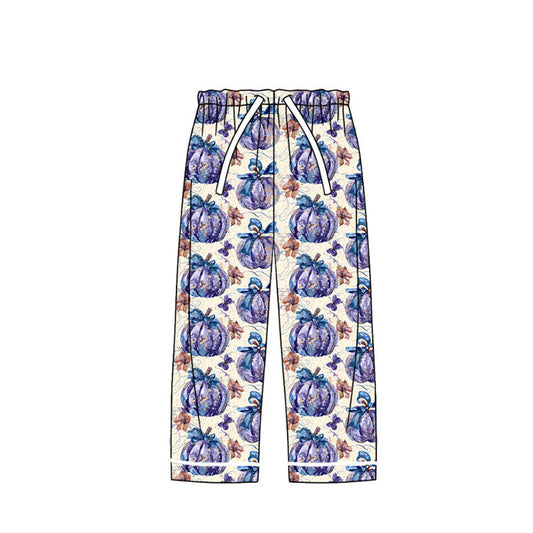 Adult Women Pants Purple Pumpkins Bottom Pants Pajamas Preorder P0599